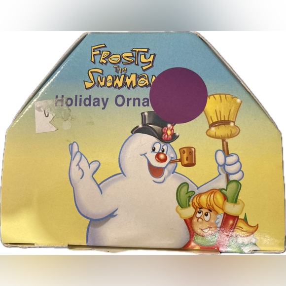 2000 FROSTY THE SNOWMAN WITH PRESENTS CHRISTMAS ORNAMENT BY ENESCO - Picture 5 of 6